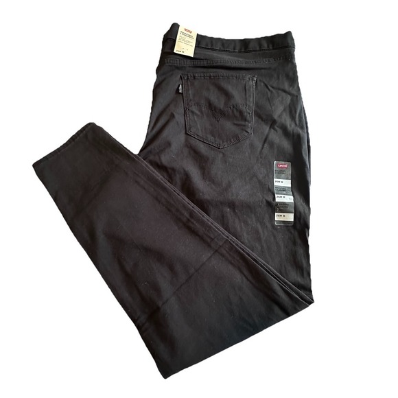 Levi's Womens 26W Black Shaping Leggings Pull On‎ Pants Stretch Slimming NEW - Picture 1 of 8